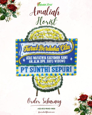 Papan Bunga Duka di Ngijo