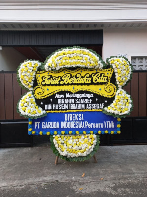 Papan Bunga Duka di Ngijo